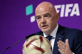 Chủ tịch Liên đoàn Bóng đá Thế giới (FIFA) Gianni Infantino. (Ảnh: AFP/TTXVN)