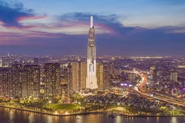 Một góc Thành phố Hồ Chí Minh hiện đại và phát triển. (Ảnh: TTXVN)
