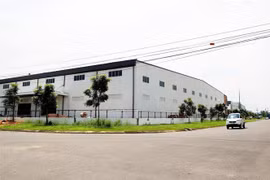 Nhà xưởng cho thuê tại khu công nghiệp Tân Đông Hiệp B, thành phố Dĩ An, tỉnh Bình Dương. (Ảnh: Hồng Đạt/TTXVN)