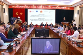 Quang cảnh buổi tọa đàm. (Ảnh: Văn Điệp/TTXVN)
