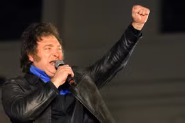 Tân Tổng thống Argentina Javier Milei. (Ảnh: AFP/TTXVN)