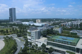 Một góc đô thị đổi mới phát triển nhanh tại thành phố mới tỉnh Bình Dương. (Ảnh: Dương Chí Tưởng/TTXVN)