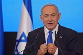 Thủ tướng Israel Benjamin Netanyahu. (Ảnh: AFP/TTXVN)