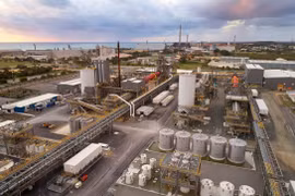 Nhà máy chế biến Lithium tại Khu công nghiệp Kwinana ở Australia. (Nguồn: Tianqi Lithium)
