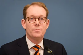 Ngoại trưởng Thụy Điển Tobias Billstrom. (Ảnh: AFP/TTXVN)