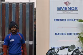 Văn phòng của công ty công nghệ sinh học Marion Biotech ở ngoại ô New Delhi, Ấn Độ. (Ảnh: AFP/TTXVN)