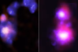 NASA phát hiện 2 hố đen khổng lồ trong thiên hà lùn sắp va chạm. (Nguồn: NASA)