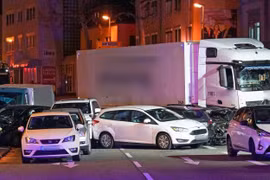 Hiện trường vụ tai nạn. (Nguồn: AFP)