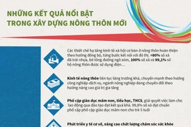 [Infographics] Những kêt quả nổi bật trong xây dựng nông thôn mới