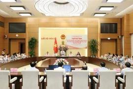 Một phiên họp toàn thể của Ủy ban Pháp luật của Quốc hội. (Ảnh: Văn Điệp/TTXVN)