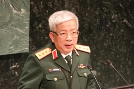 Thượng tướng Nguyễn Chí Vịnh. (Ảnh: Hữu Thanh/TTXVN)