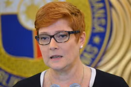 Bộ trưởng Quốc phòng Australia Marise Payne. (Nguồn: AFP/TTXVN)