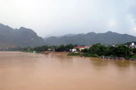 Một góc sông Lô, địa phận thành phố Tuyên Quang. (Ảnh Quang Đán/TTXVN)