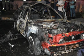 Hiện trường một vụ đánh bom ở Kirkuk. (Nguồn: AFP/TTXVN)