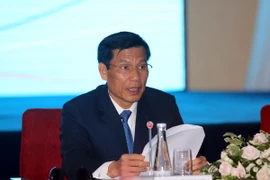 Bộ trưởng Bộ Văn hóa, Thể thao và Du lịch Việt Nam Nguyễn Ngọc Thiện phát biểu khai mạc hội nghị. (Ảnh: Thanh Vũ/TTXVN)
