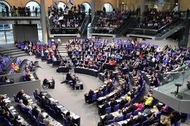 Toàn cảnh phiên họp quốc hội ở Berlin ngày 19/8. (Nguồn: AFP/TTXVN) 