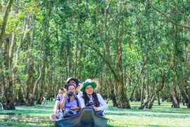 [Photo] Rừng tràm Trà Sư thu hút khách du lịch nhờ vẻ hoang sơ