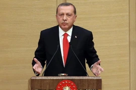 Tổng thống Thổ Nhĩ Kỳ tuyên bố đẩy mạnh chiến dịch tấn công PKK. (Nguồn: AFP/TTXVN)