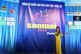 Nguyễn Thị Ánh Tuyết gây ấn tượng trong Vòng Sơ khảo Sao Mai Cộng hòa Séc và các nước lân cận. (Ảnh: Ngọc Mai/Vietnam+)