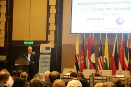 Đối thoại cấp cao ASEAN-EU về tăng cường hợp tác an ninh trên biển trong khu vực. (Ảnh: Kim Dung/TTXVN)