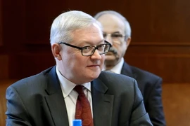 Thứ trưởng Ngoại giao Nga Sergei Ryabkov tại bàn đàm phán hạt nhân Iran. (Nguồn: AFP/TTXVN)