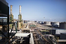 Cơ sở lọc dầu Zawiya cách thủ đô Tripoli, Libya khoảng 40 km về phía tây. (Nguồn: AFP/TTXVN) 