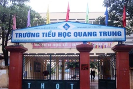 Trường Tiểu học Quang Trung, Đống Đa, Hà Nội (Ảnh: An ninh Thủ đô)