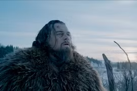 Tạo hình "lột xác" của nam tài tử Leonardo DiCaprio trong phim. (Nguồn ảnh: CGV)