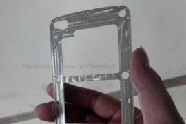Lộ diện hình ảnh khung kim loại smartphone Galaxy S5