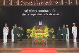 Chùm ảnh Lễ tang Thượng tướng Trần Văn Quang