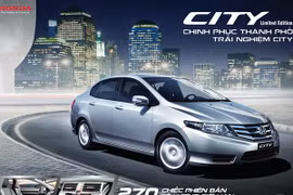 Honda Việt Nam ra City phiên bản mới với nhiều thay đổi