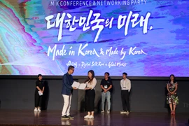 MIK 2018 cũng tôn vinh những doanh nghiệp xuất sắc nhất. (Ảnh: Minh Sơn/Vietnam+)