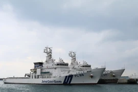 Những chiếc tàu tuần tra thế hệ mới Kunigami của JCG được bổ sung để tuần tra ở Senkaku. (Ảnh: T.H/Vietnam+)
