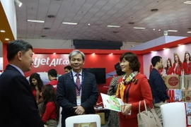 Gian hàng Việt Nam tại Hội chợ. (Ảnh: Huy Bình/Vietnam+)