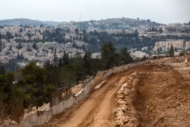 Khu định cư Ramat Shlomo thuộc phía ở Jerusalem ngày 23/12. (Nguồn: EPA/TTXVN)