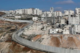 Khu định cư của người Do thái ở ngôi làng Bờ Tây Anata ngày 6/2. (Nguồn: AFP/TTXVN)