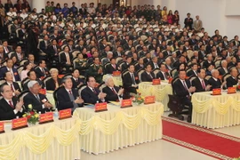 Các đại biểu dự Lễ kỷ niệm. (Ảnh:Trí Dũng/TTXVN)