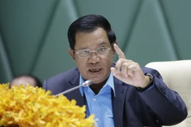 Thủ tướng Campuchia Samdech Techo Hun Sen. (Nguồn: THX/TTXVN)