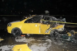 Hiện trường một vụ đánh bom liều chết ở Iraq. (Nguồn: AFP/TTXVN)