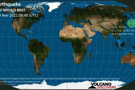 Động đất mạnh 5 độ ở ngoài khơi Nhật Bản, không có cảnh báo sóng thần