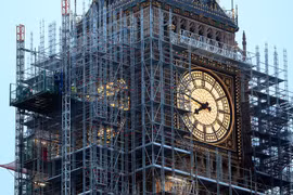 Chiêm ngưỡng diện mạo mới của tháp đồng hồ nổi tiếng Big Ben