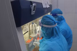 Thành phố Hạ Long xét nghiệm PCR cho người dân xã Thống Nhất 