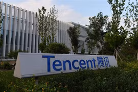 Trụ sở Công ty Tencent ở Bắc Kinh, Trung Quốc. (Ảnh: AFP/TTXVN|)
