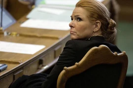 Cựu Bộ trưởng Nhập cư Inger Stojberg. (Nguồn: AP)