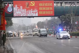 [Video] Phân luồng giao thông phục vụ Đại hội XIII của Đảng