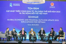 Các diễn giải tại tọa đàm. (Ảnh: Vietnam+)
