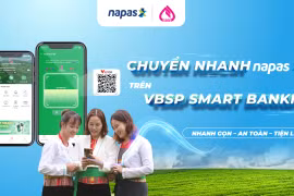 NAPAS và Ngân hàng Chính sách xã hội thúc đẩy thanh toán tại khu vực nông thôn, vùng sâu, vùng xa. (Ảnh: PV/Vietnam+)