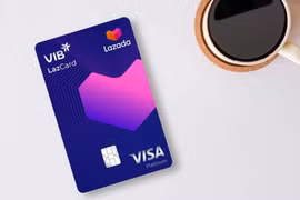 Thẻ đồng thương hiệu đầu tiên hoàn đến 50% khi mua sắm online. (Ảnh: Vietnam+)