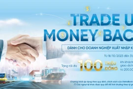 VietinBank tặng tới 100 triệu đồng cho doanh nghiệp xuất nhập khẩu. (Ảnh: PV/Vietnam+)
