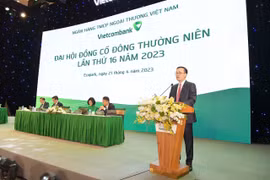 Vietcombank dự kiến trích 21.680 tỷ đồng chia cổ tức năm 2022. (Ảnh: Vietnam+)